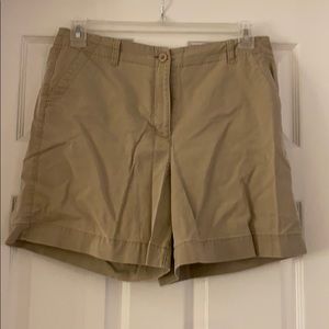 Talbots dark khaki shorts